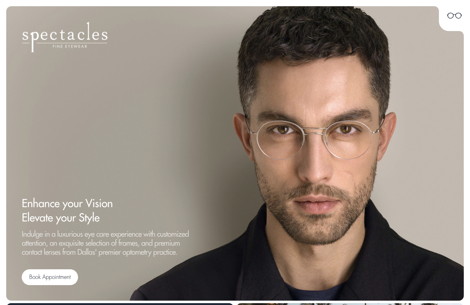 Spectacles Fine Eyewear hero