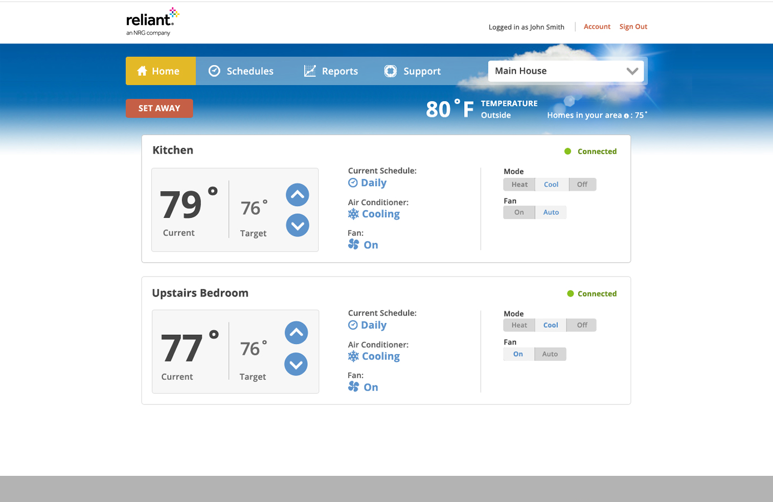 Reliant Ideal Temp screenshot